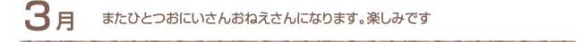 3月